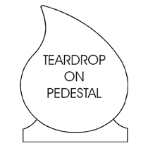 teardroponpedestal